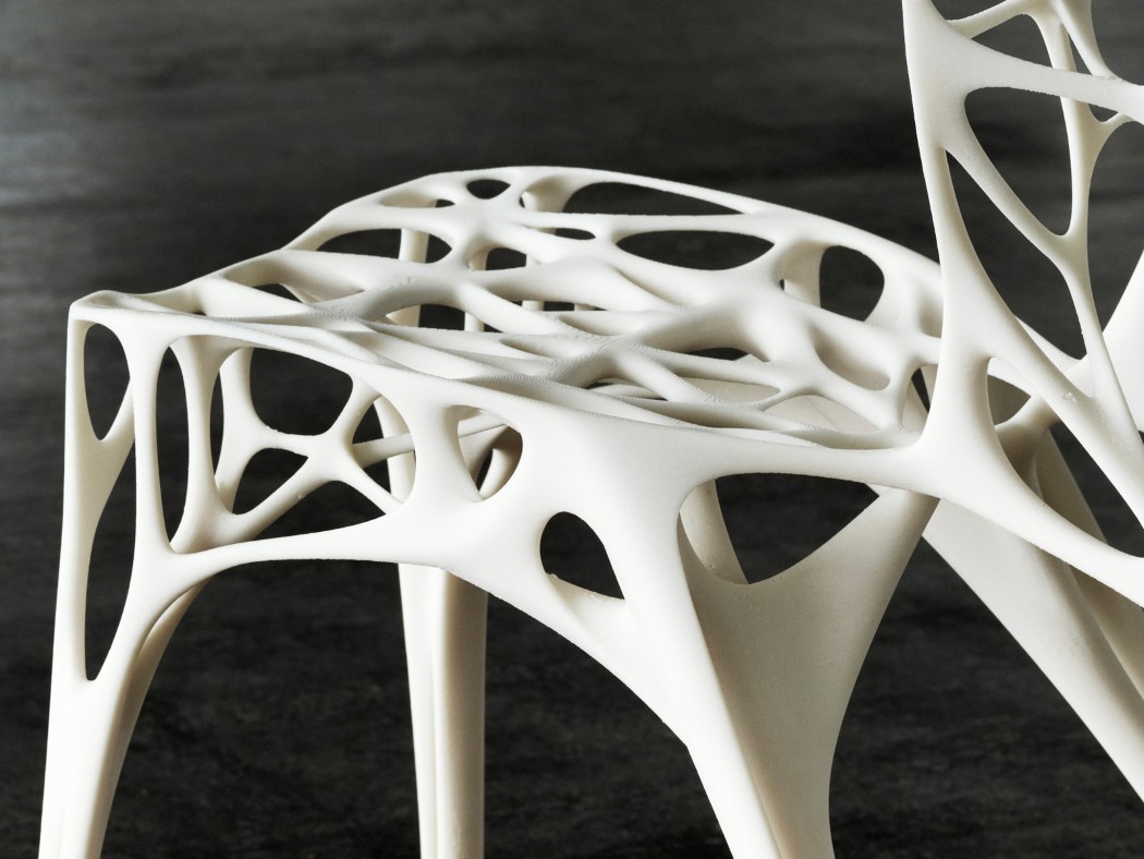Parametric design，3D printing，bones，chair，