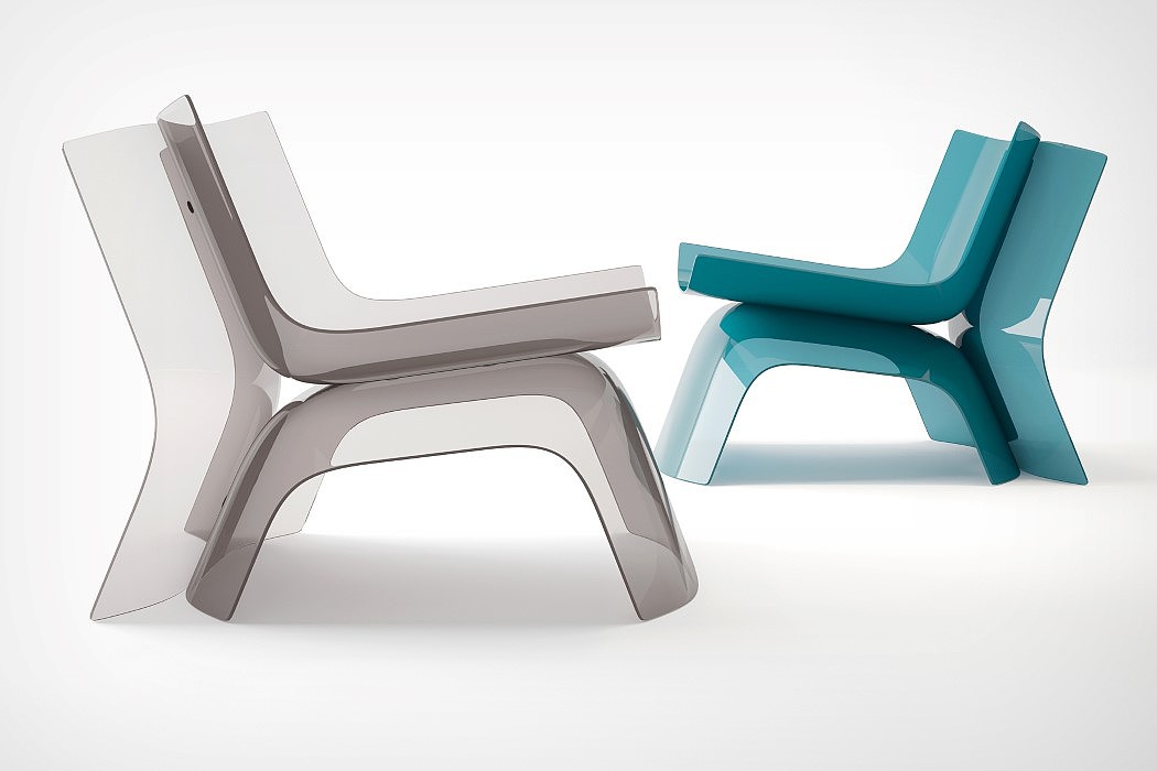 chair，steel plate，Creative design，