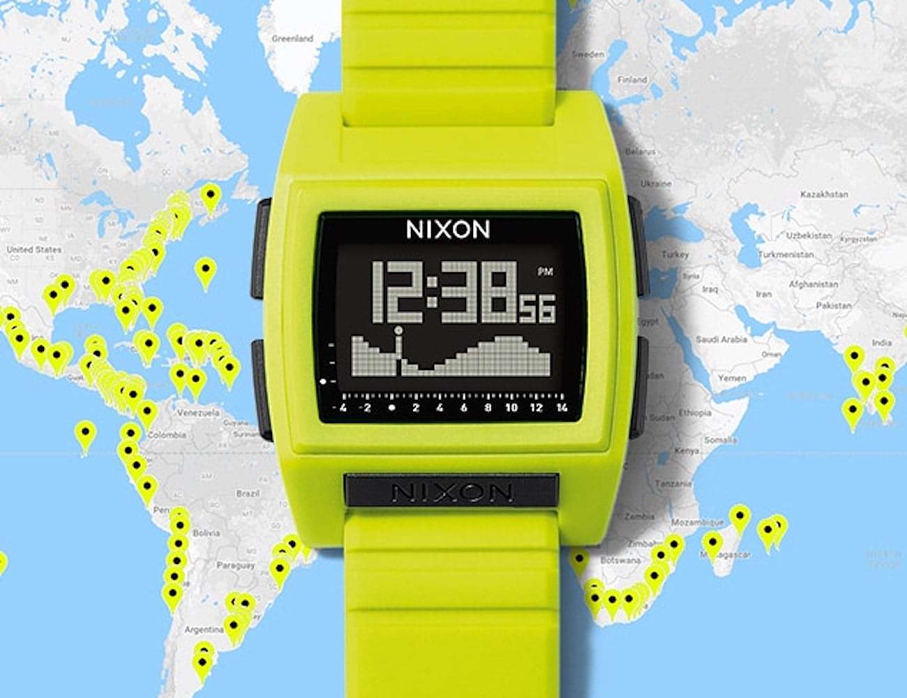 Wrist watch，nixon，durability，stainless steel，The BaseTidePro，