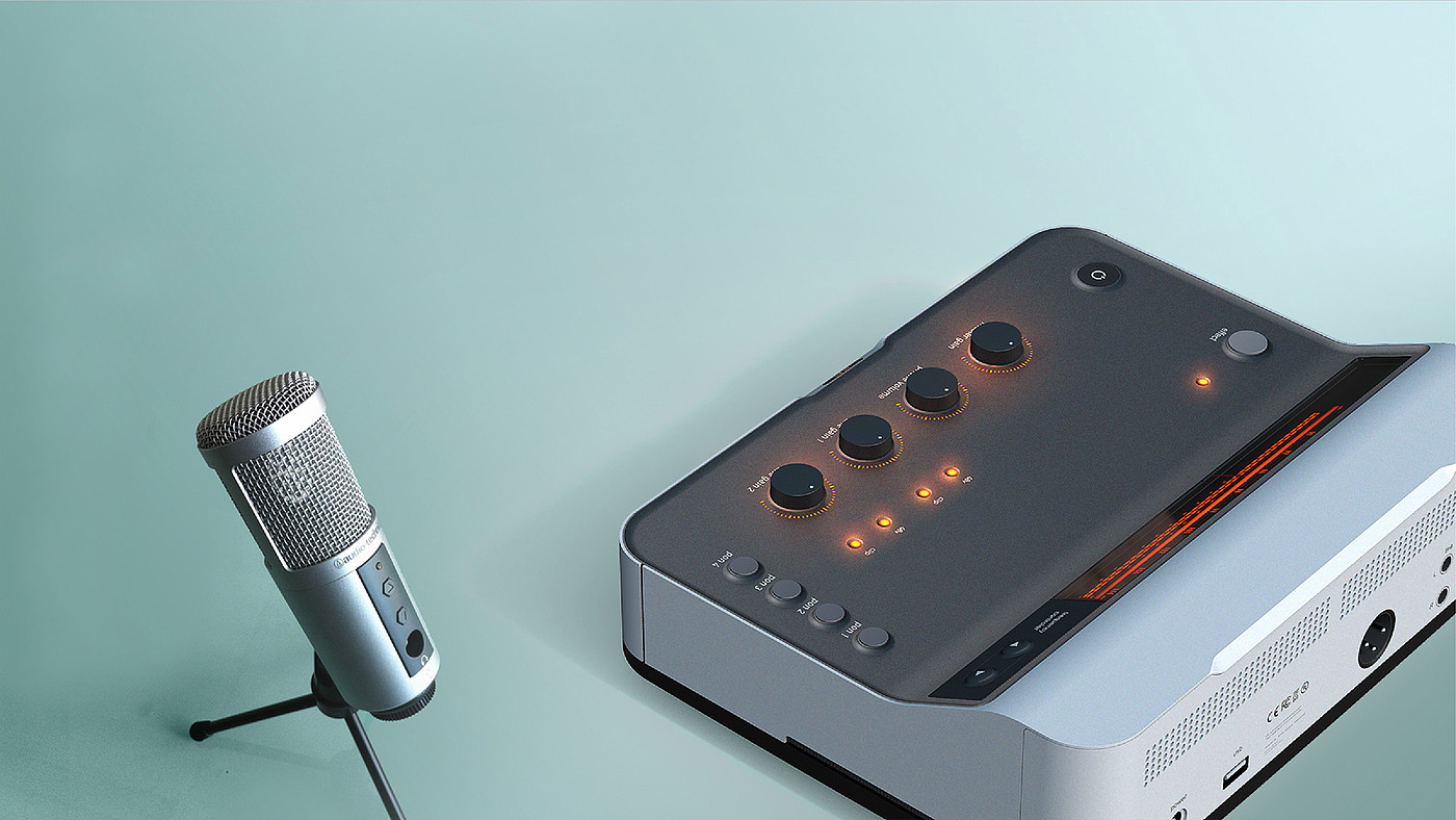 black，Broadcasting facilities，Audio Interface，
