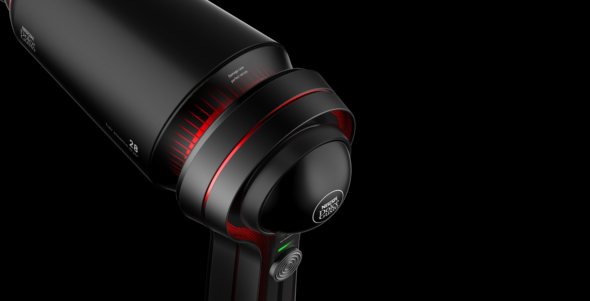 dolcegusto，hair drier，black，