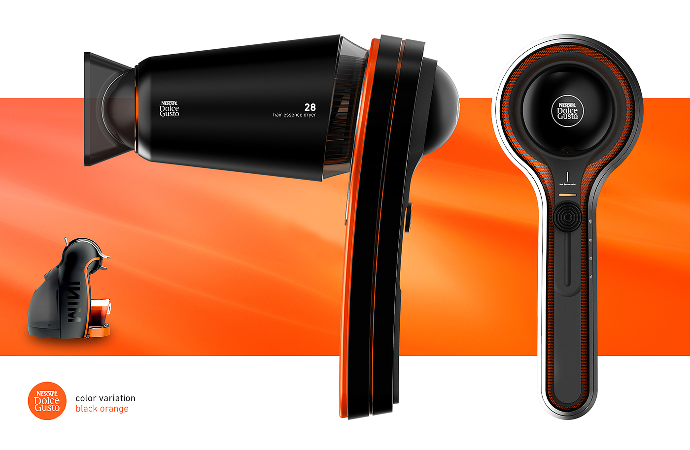 dolcegusto，hair drier，black，