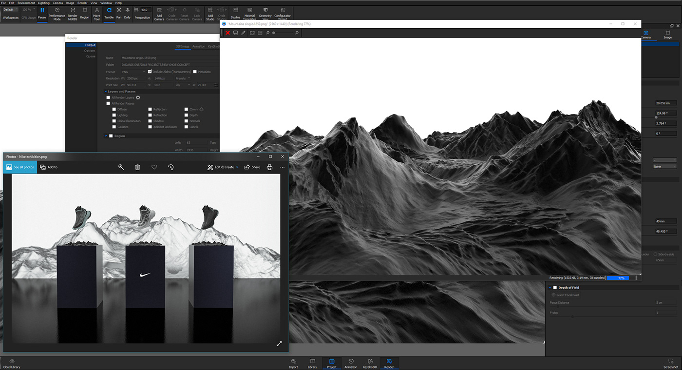 3D printing，Nike，nike，shoes，motion，sneakers，