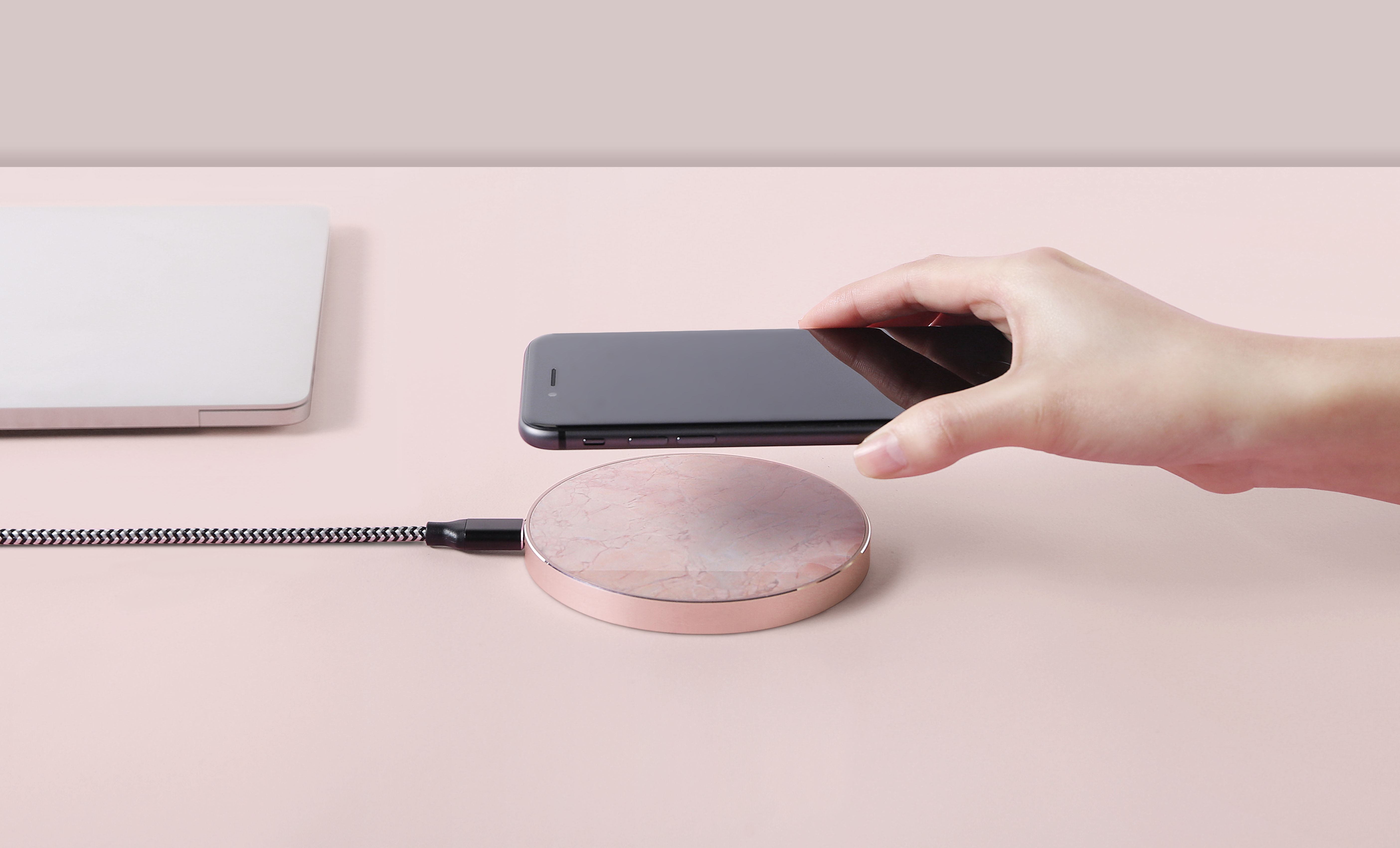 natural，Marble，wireless charger ，Mobile Accessories，