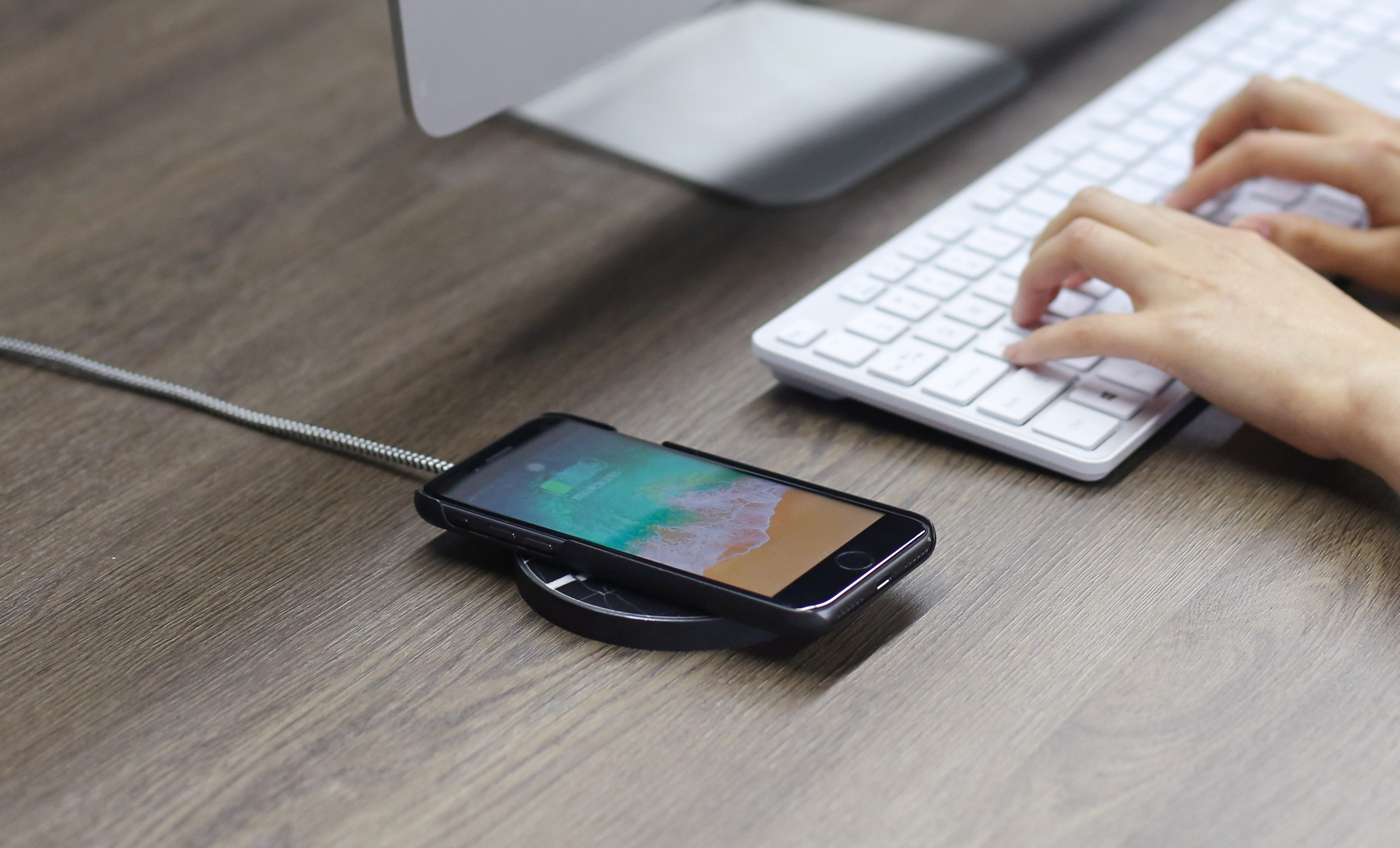 natural，Marble，wireless charger ，Mobile Accessories，