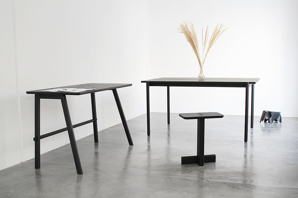 Jos é Berm údez，Japan，black，Table，Furniture home，