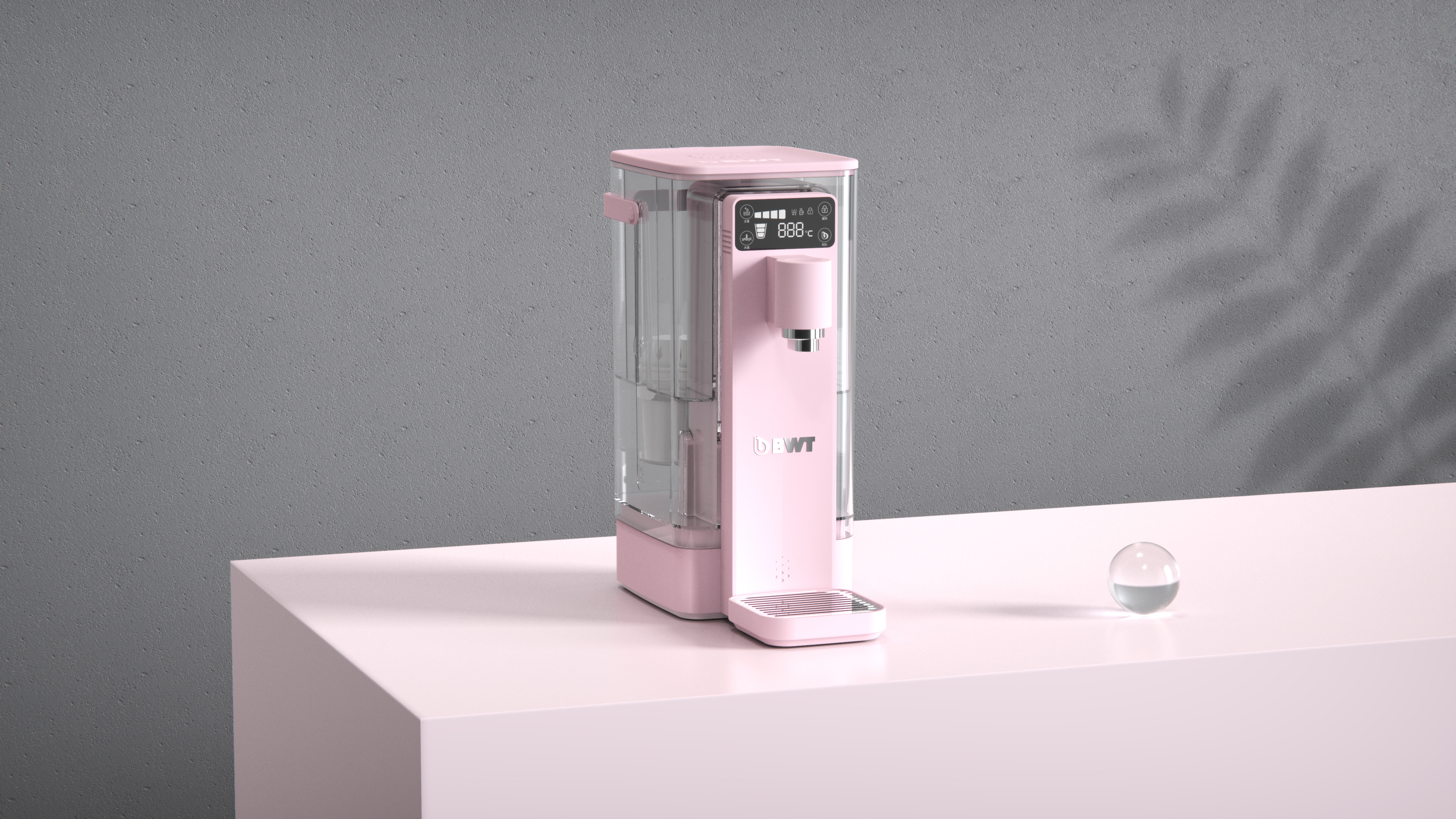 Water purifier，Straight drink machine，Water dispenser，Desktop installation free，Nanfeng industrial design，Drinking machine，