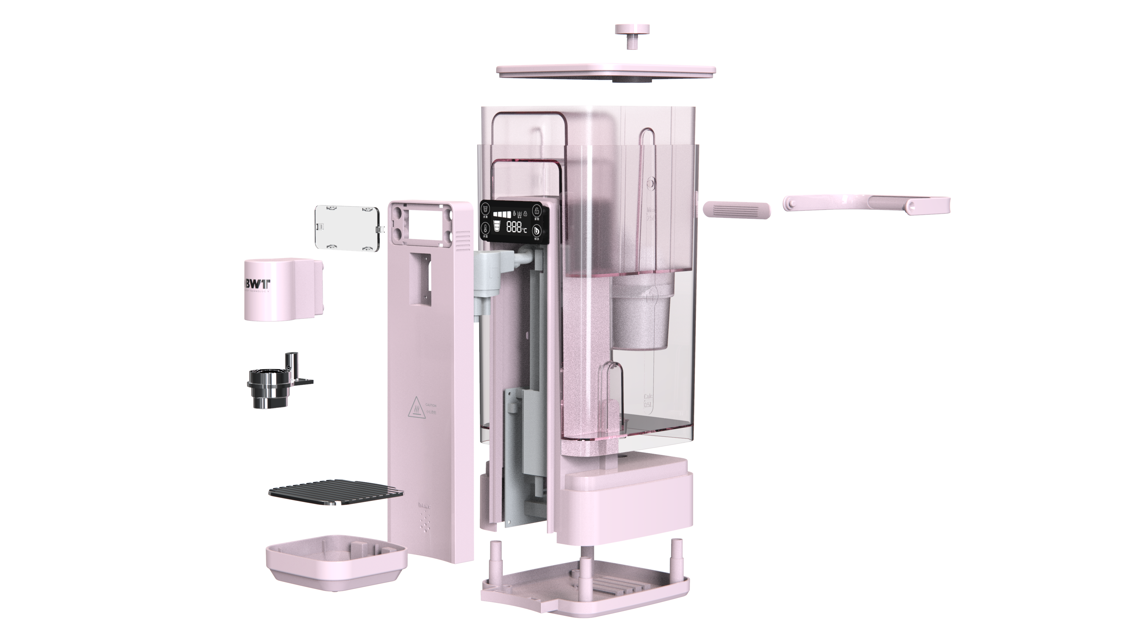 Water purifier，Straight drink machine，Water dispenser，Desktop installation free，Nanfeng industrial design，Drinking machine，