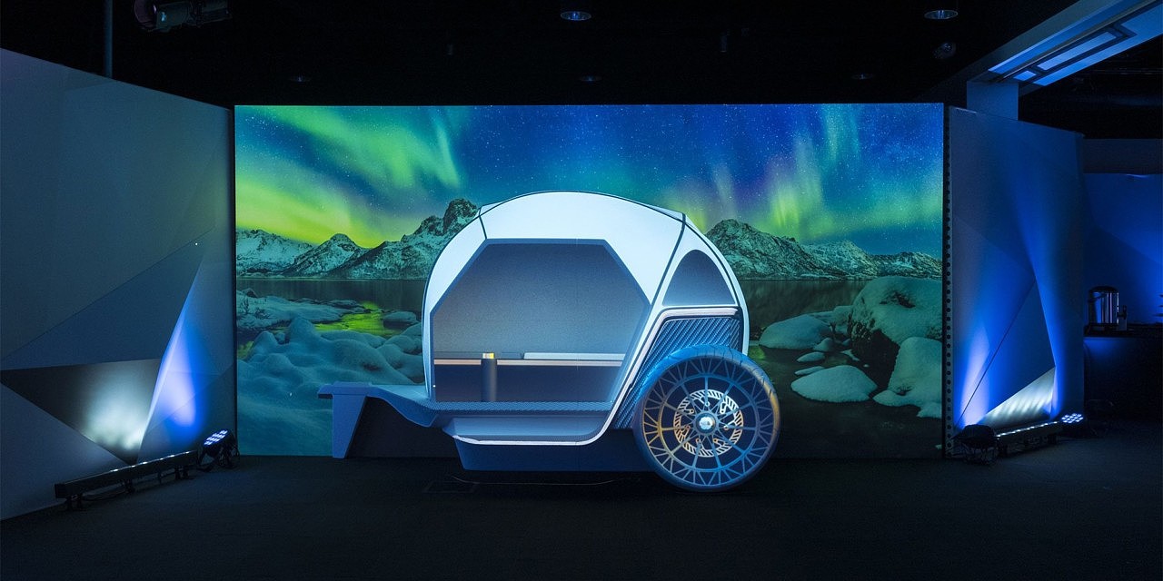 bmw，Mobile tent，polar region，Future light tears，