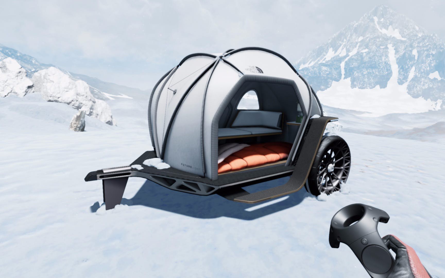 bmw，Mobile tent，polar region，Future light tears，