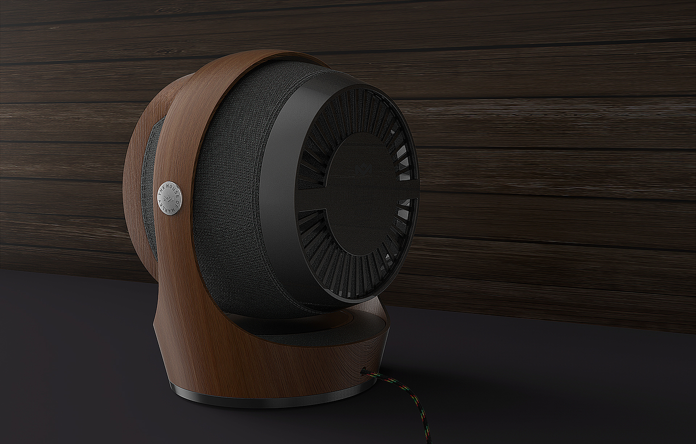 Air circulator，woodiness，black，