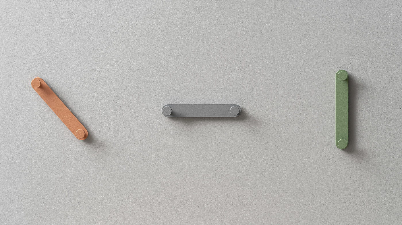 a hook，coat hanger，Minimalism，base，