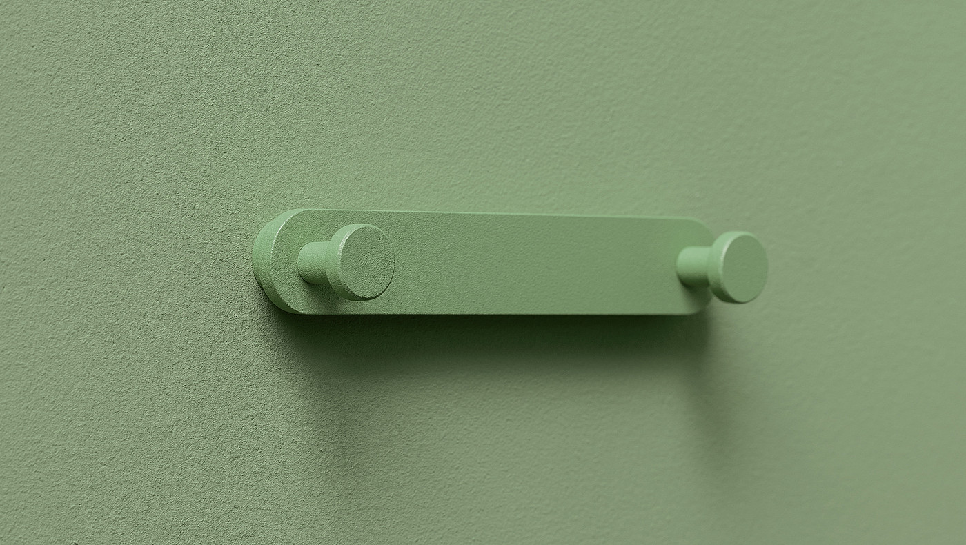 a hook，coat hanger，Minimalism，base，