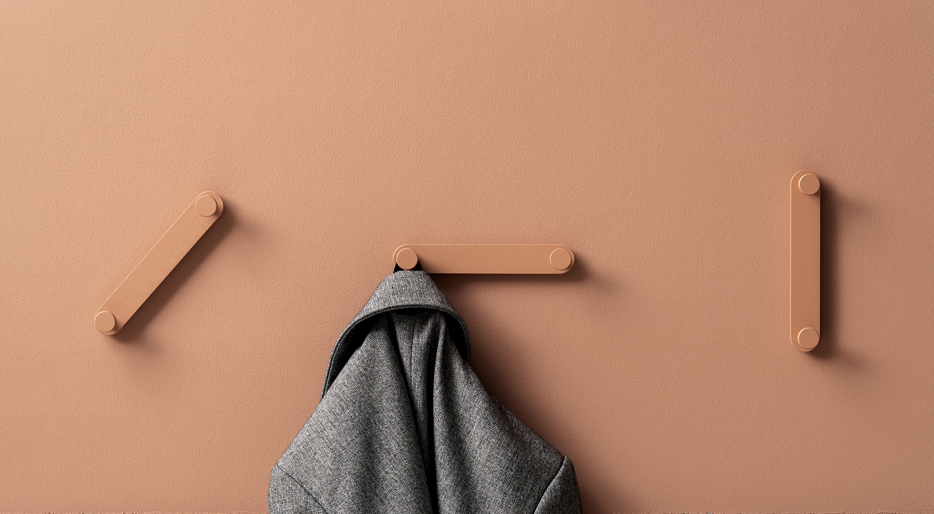 a hook，coat hanger，Minimalism，base，