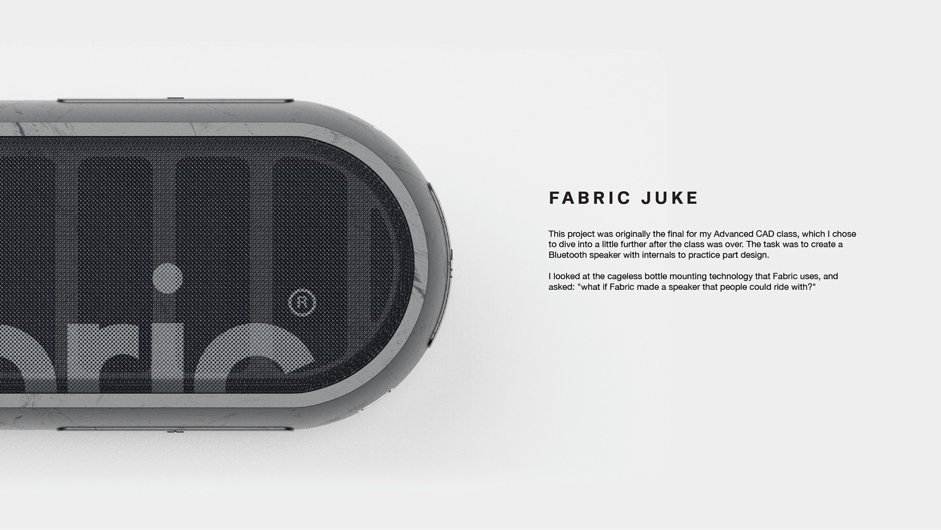 Fabric Juke，Bicycle，sound，loudspeaker box，
