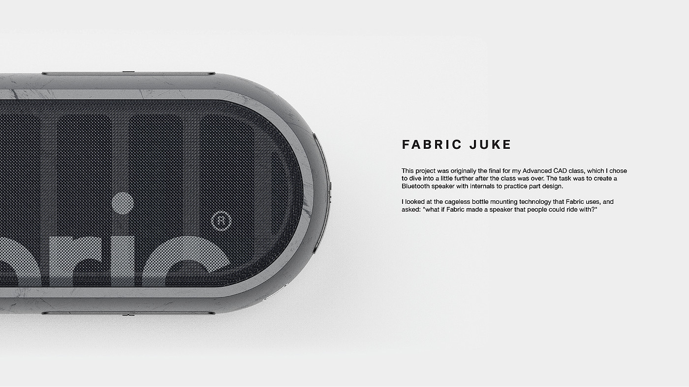 Fabric Juke，自行车，音响，音箱，