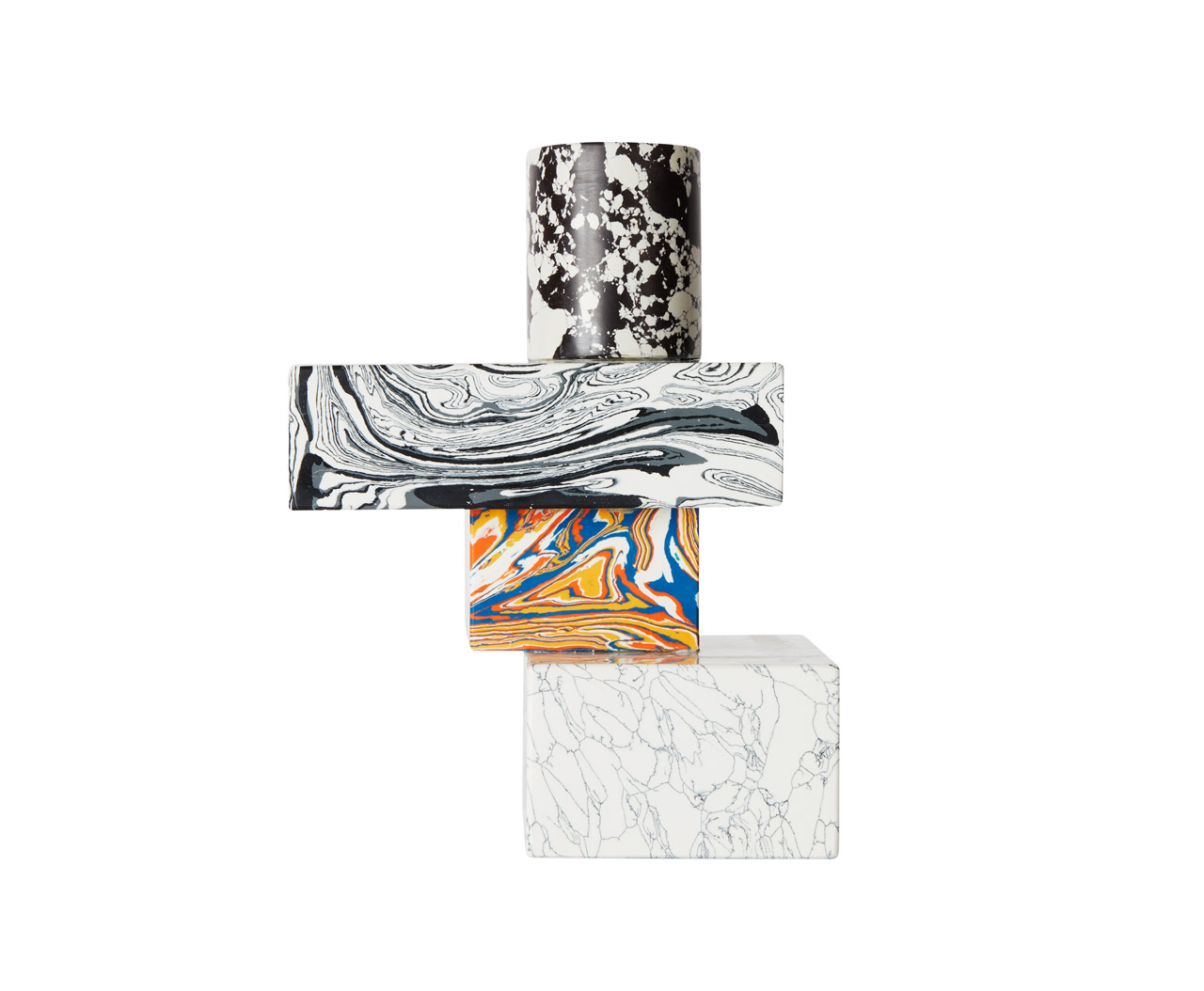 Tom Dixon，Marble，Candlestick，geometry，ornaments，