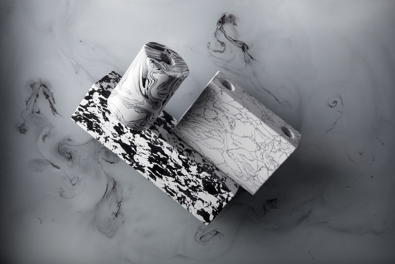 Tom Dixon，Marble，Candlestick，geometry，ornaments，