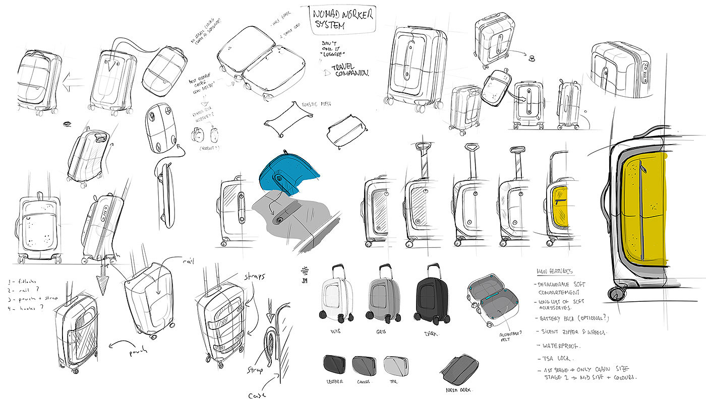 travel，Jey&em Nomad，go out，black，charge，trunk，