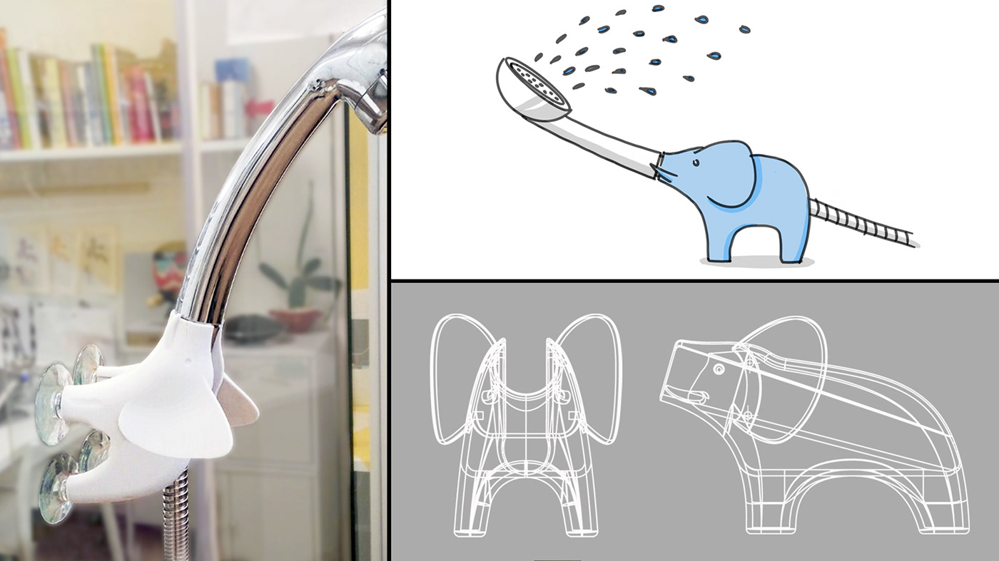 baby，Gil Cohen，children，bath，Dora's liquors，elephant，