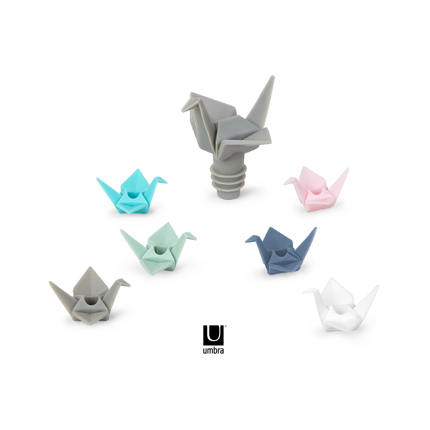 rubber，TPR，Thousand paper cranes，Origami，Bottle stopper，Martin Luu，