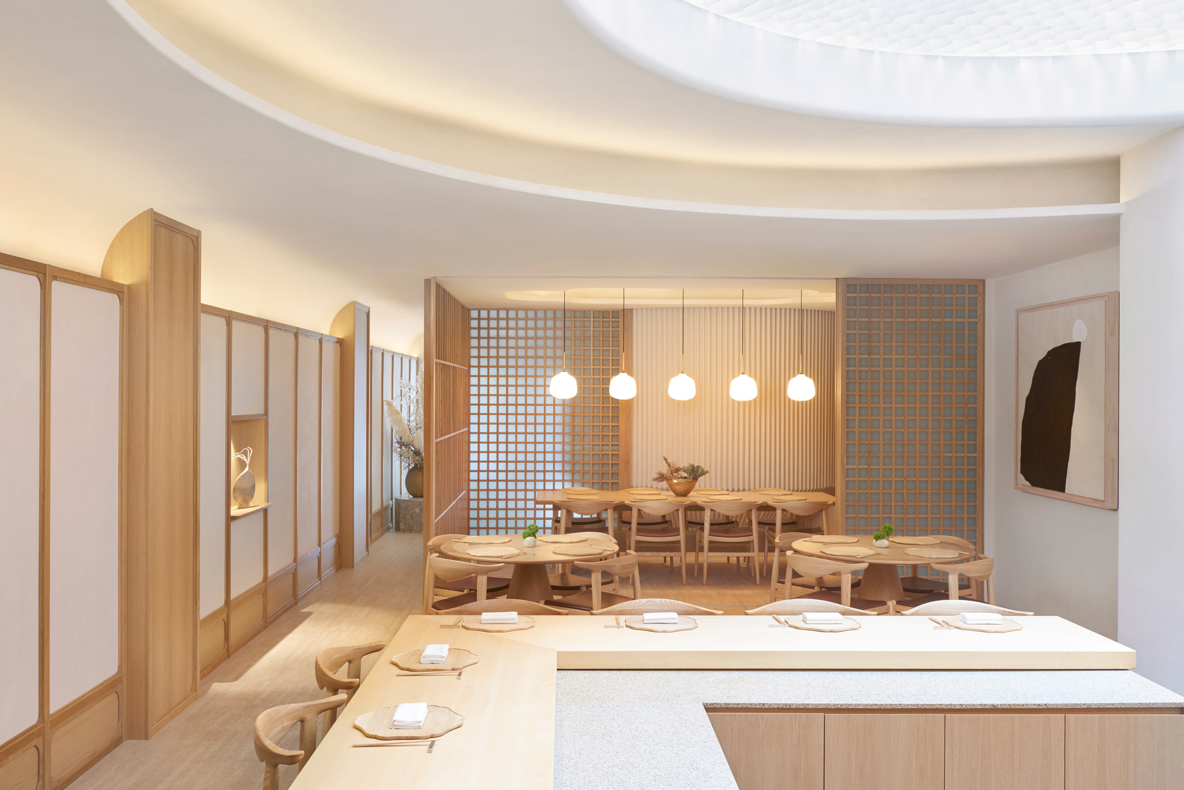 Isola ，restaurant，Singapore，indoor，Minimalist，