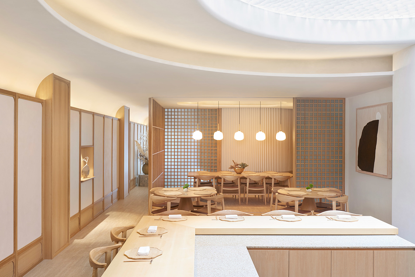 Isola ，restaurant，Singapore，indoor，Minimalist，