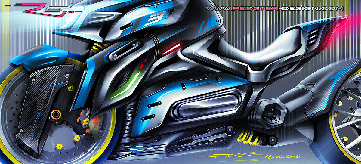 Automatic design，Hand drawn rendering，visual effect，Beautiful and fashionable，industrial design，