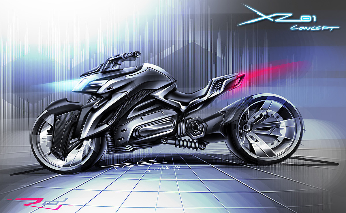 Automatic design，Hand drawn rendering，visual effect，Beautiful and fashionable，industrial design，