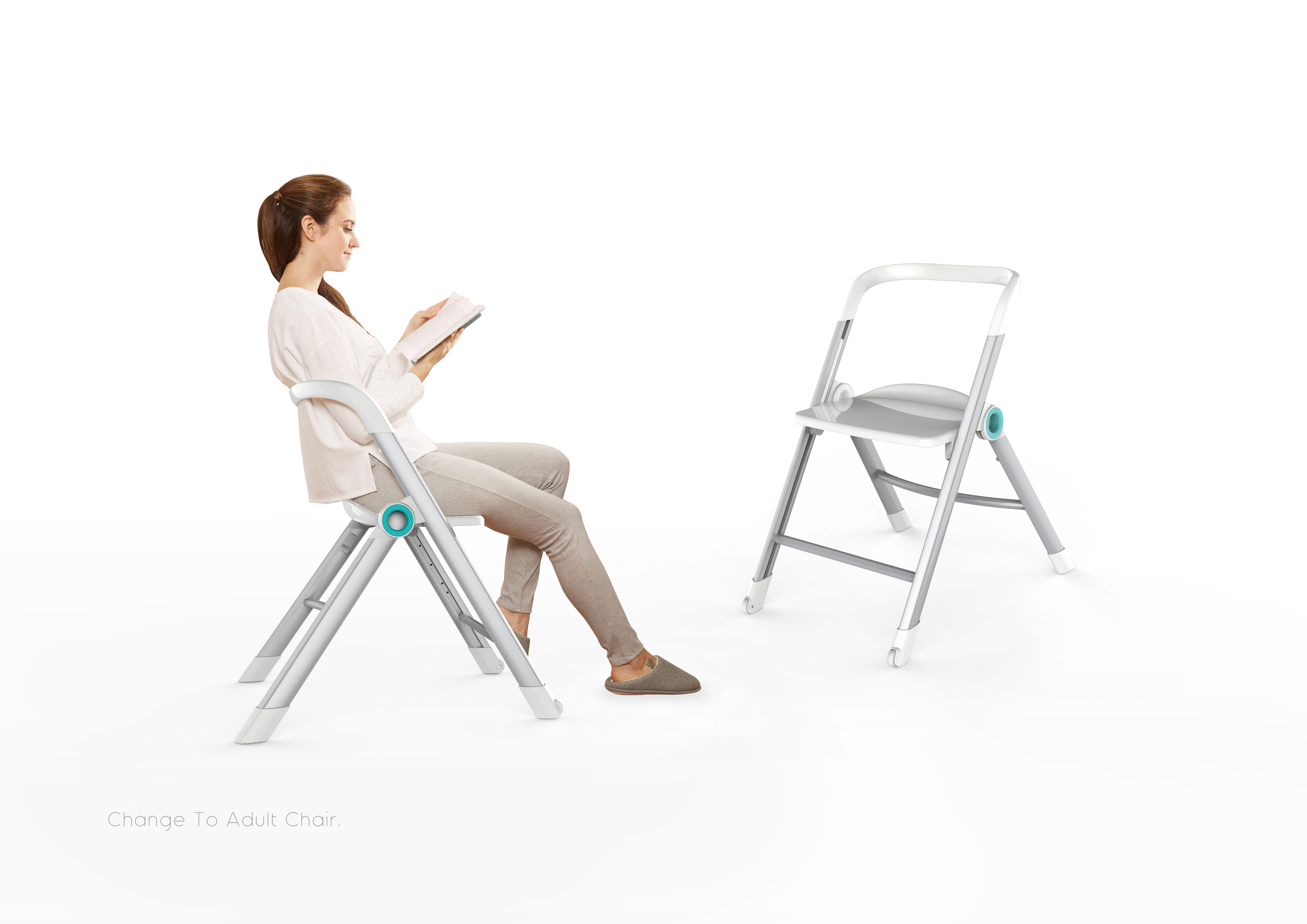 High chair ，Aibeili multifunctional children's dining chair，