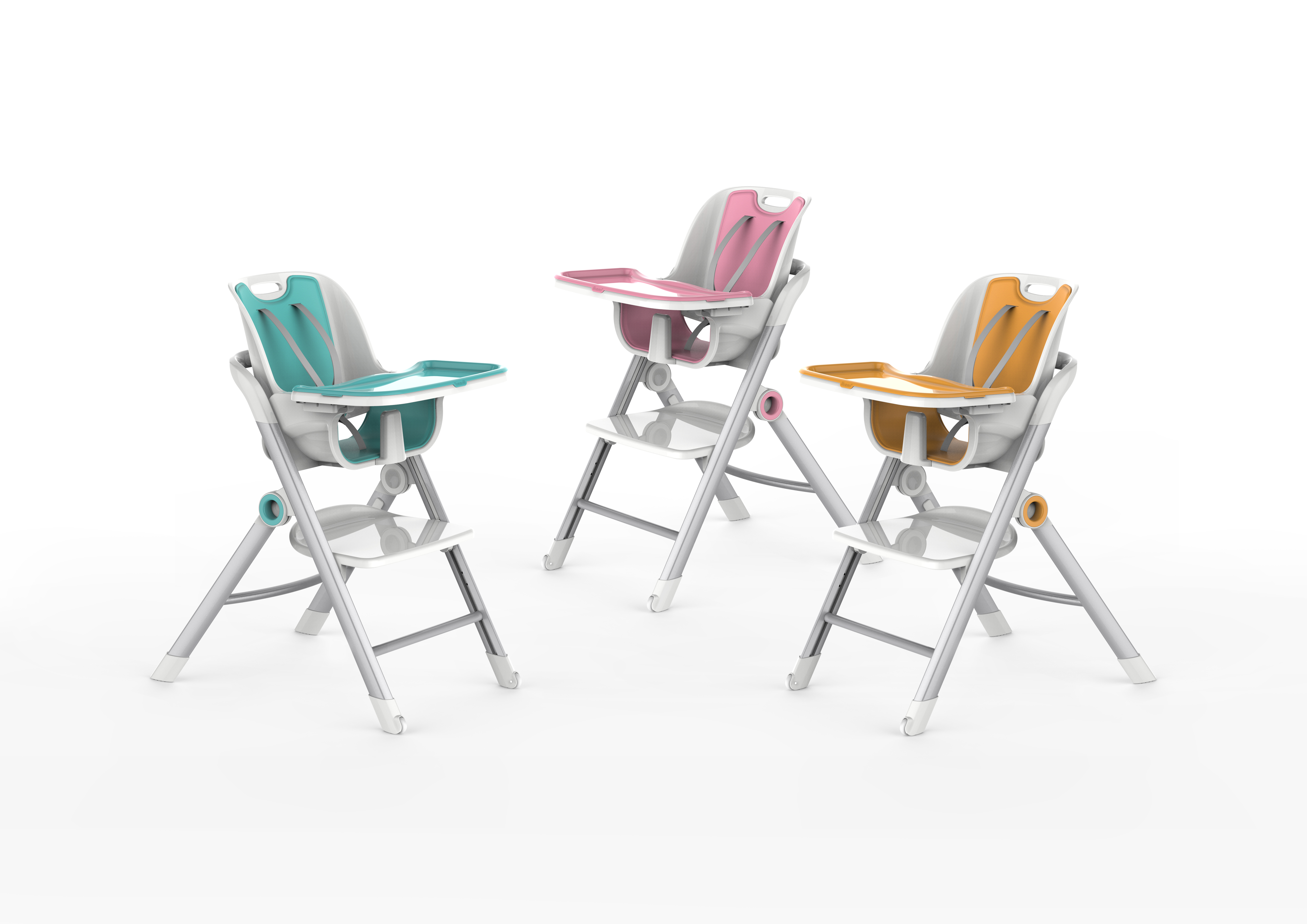 High chair ，Aibeili multifunctional children's dining chair，
