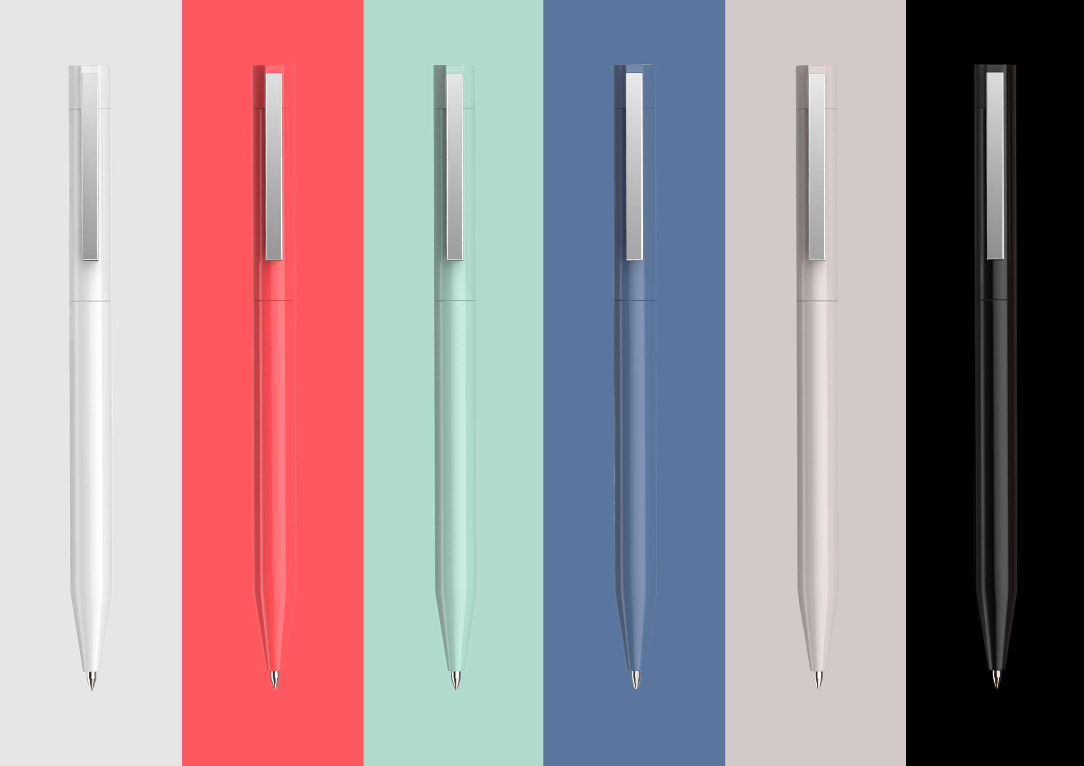 Look for the relationship between the pen holder and the pen holder，