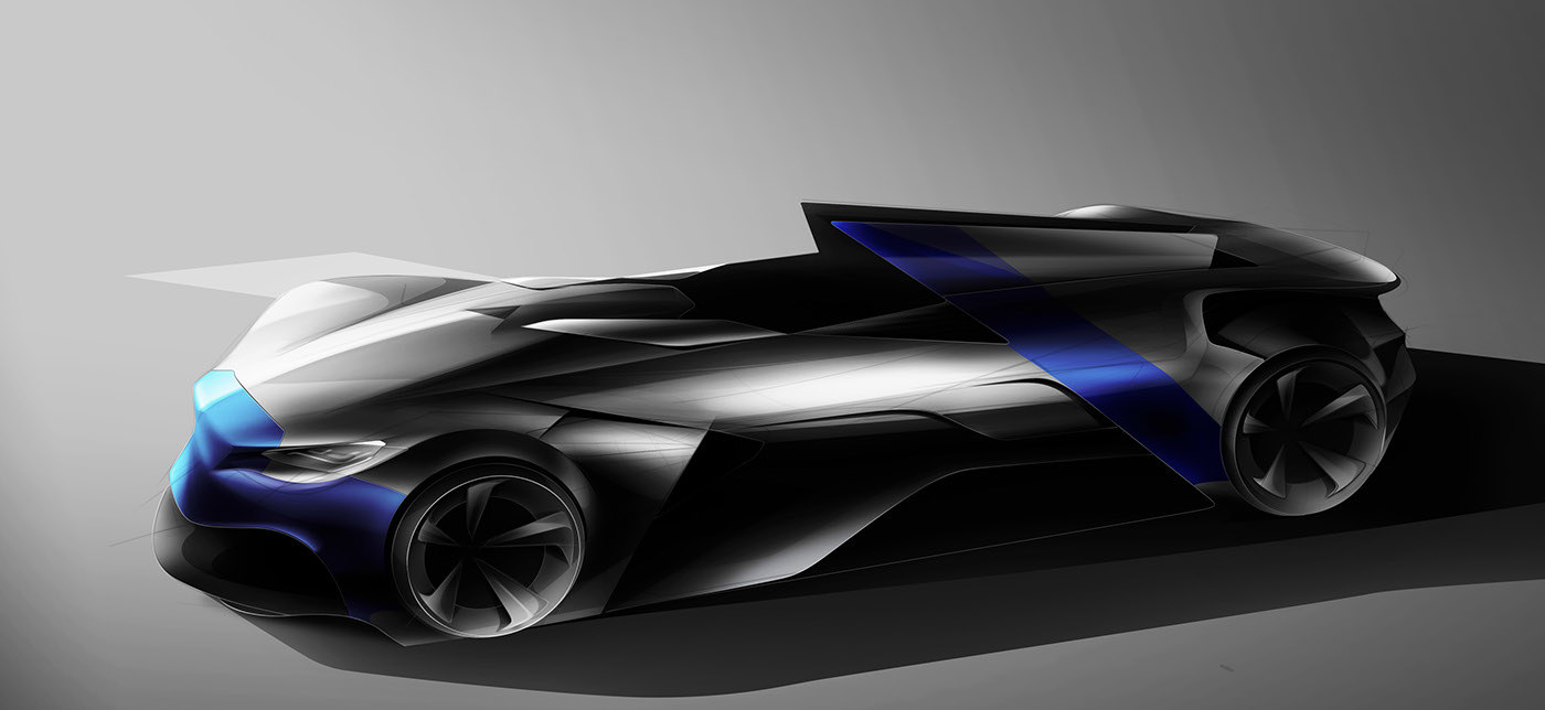 Automatic design，Hand drawn rendering，Visual design，product design，industrial design，