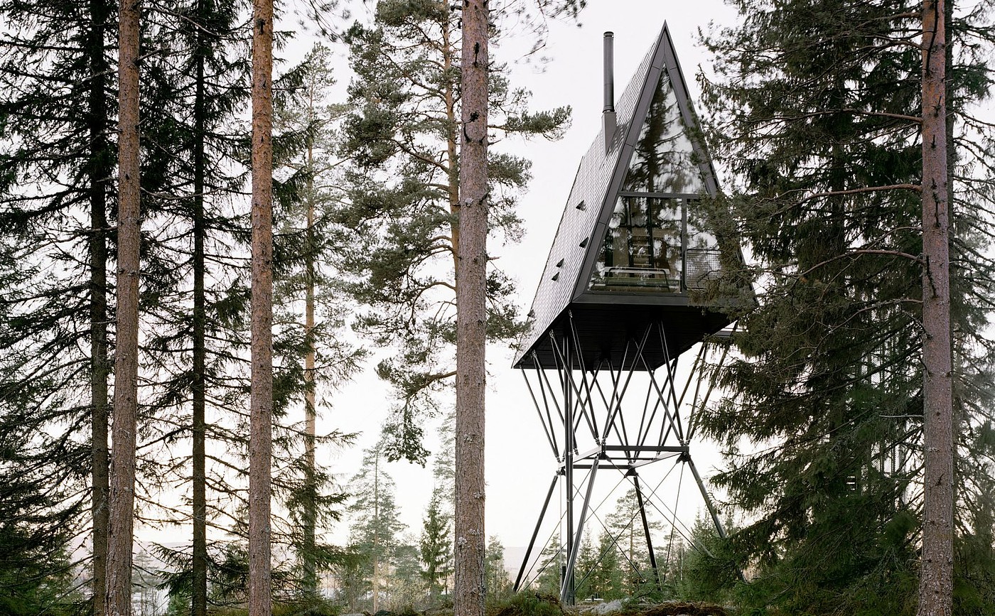 Espen Surnevik，PAN Treetop Cabins，树屋，