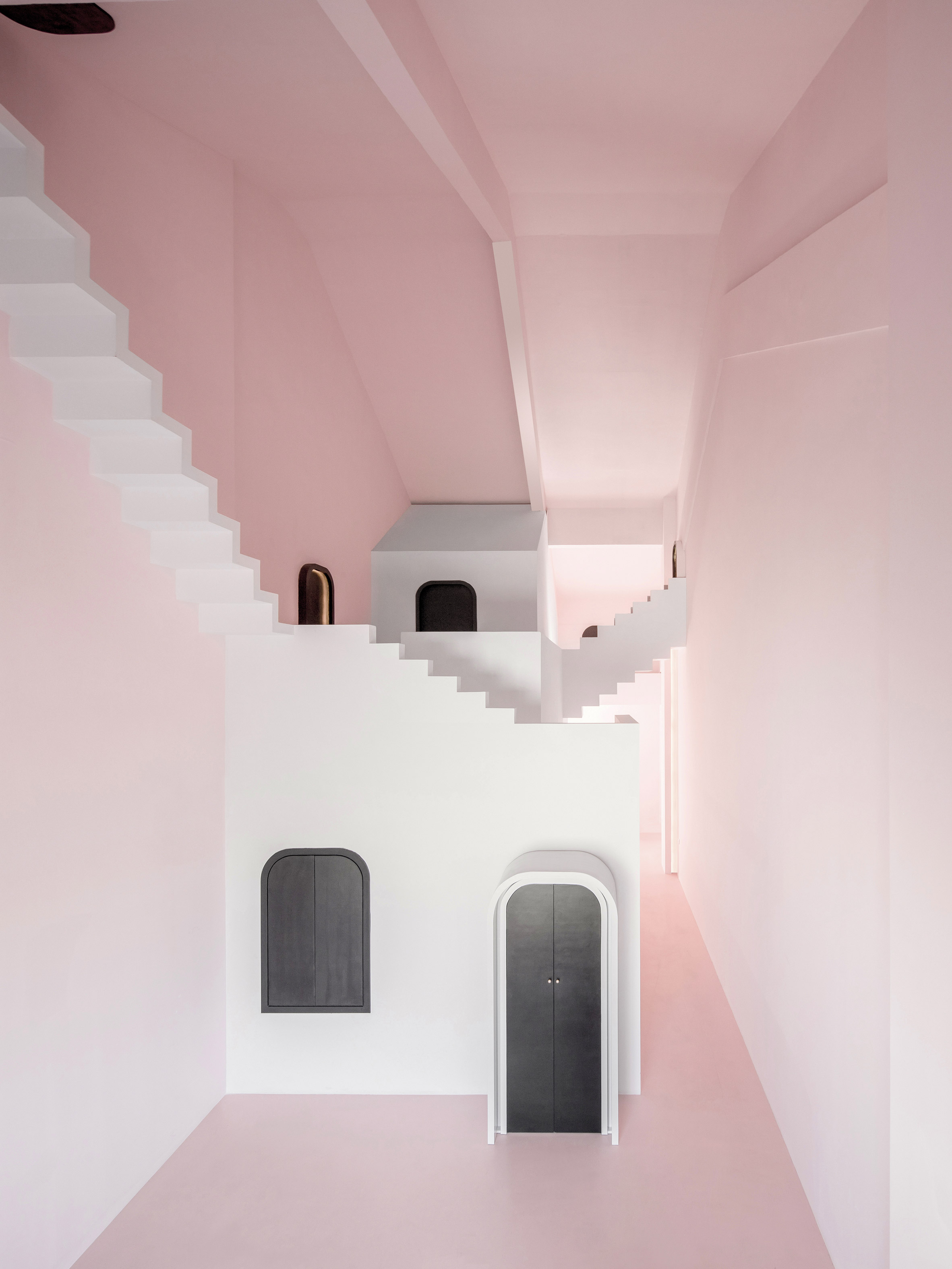 stairs，hotel，Studio 10，Interior，