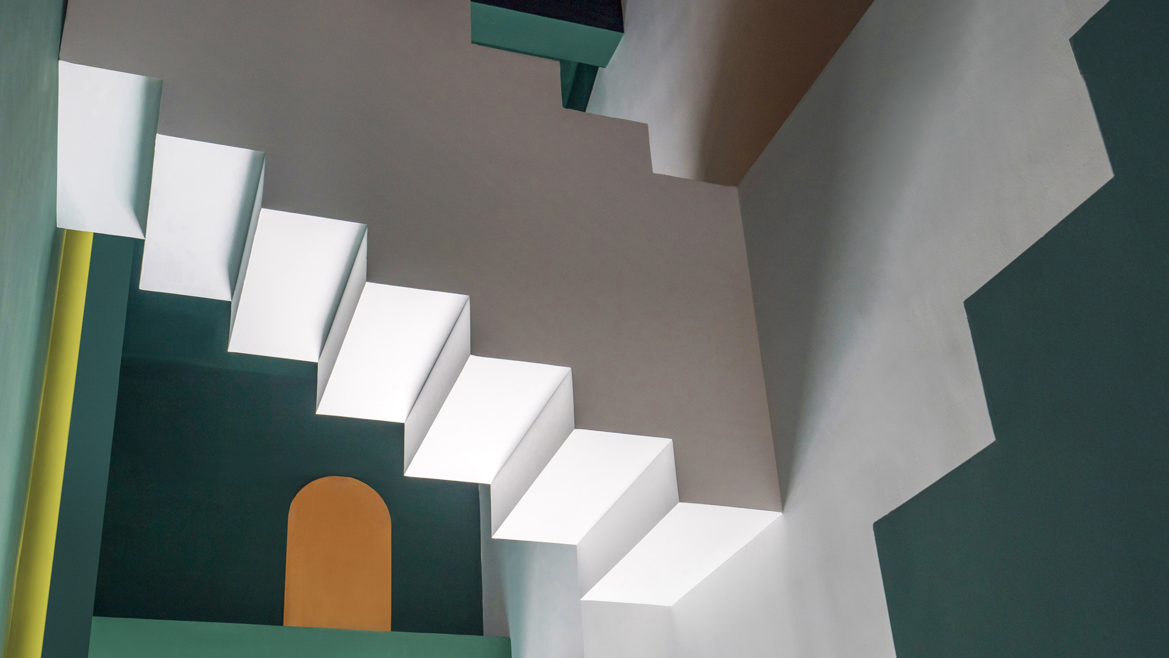 stairs，hotel，Studio 10，Interior，