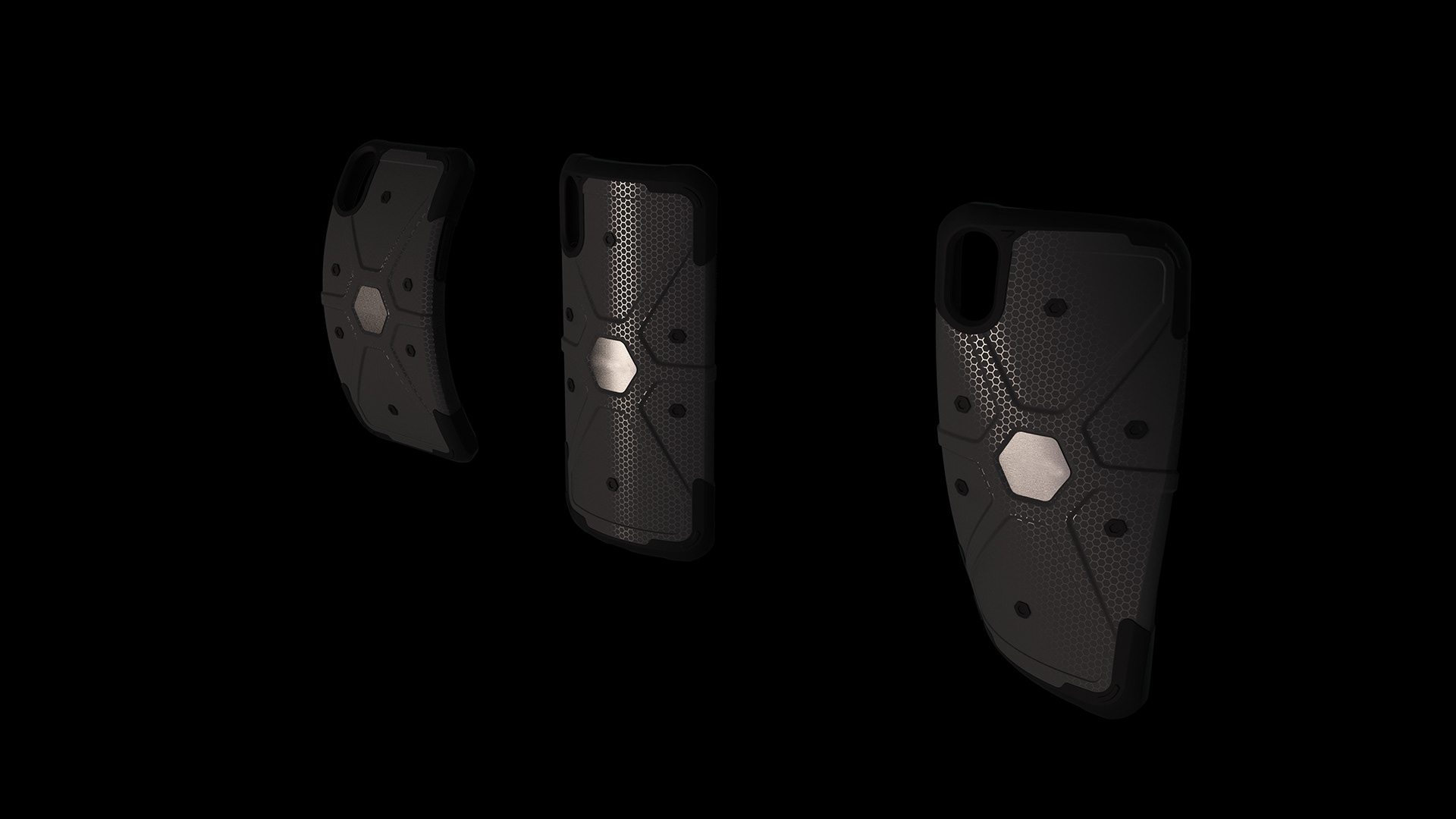 C60 structure，Stiffener，Intramembrane injection molding，Tripartite，outdoors，Mobile phone shell，