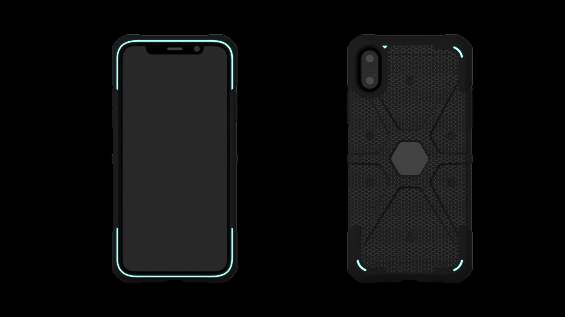 C60 structure，Stiffener，Intramembrane injection molding，Tripartite，outdoors，Mobile phone shell，