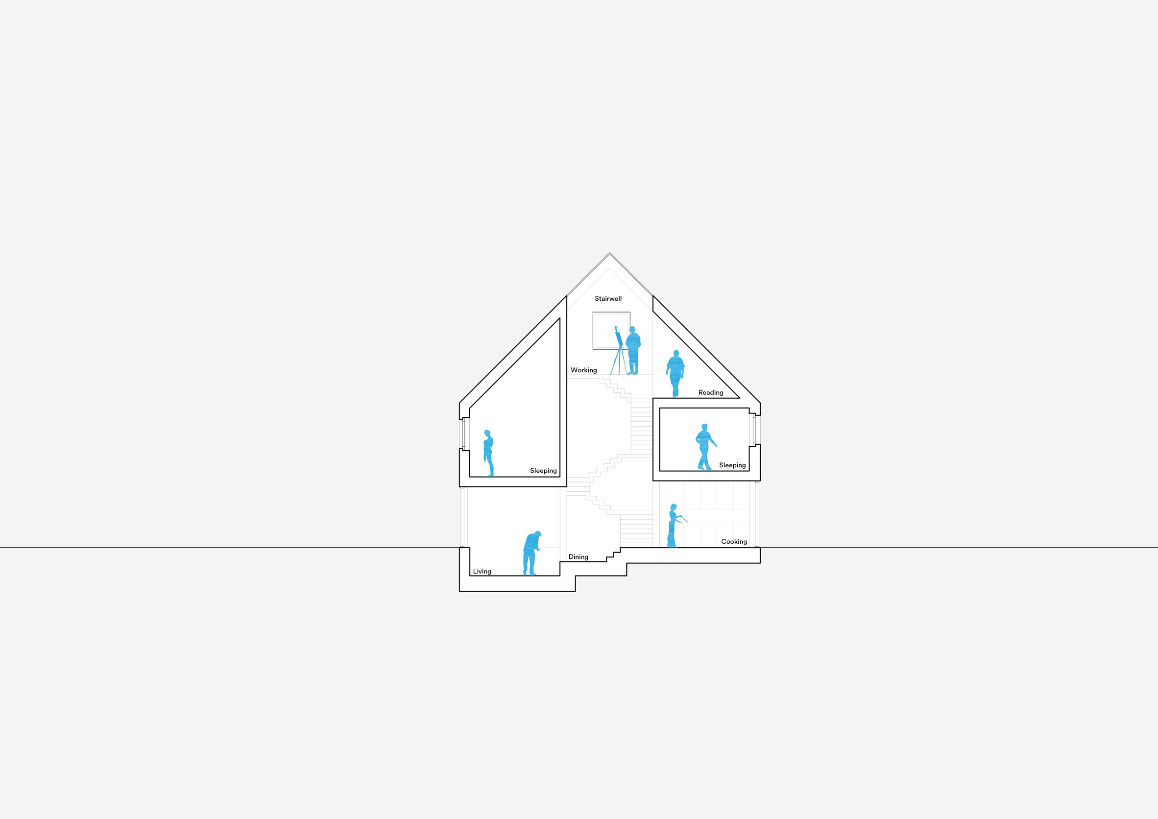 Round two architects，renovation，Cork Screw House，cork，house，