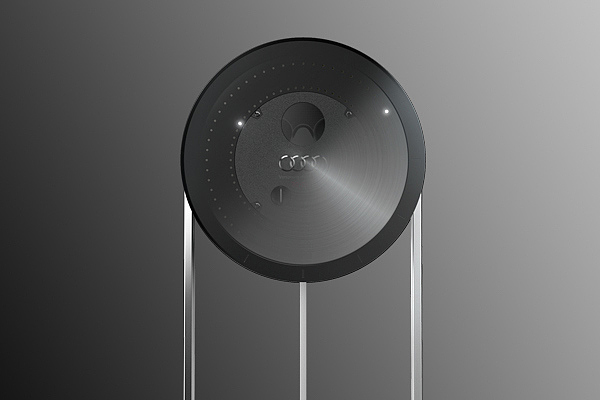 audi，time，clock，Pendulum clock，