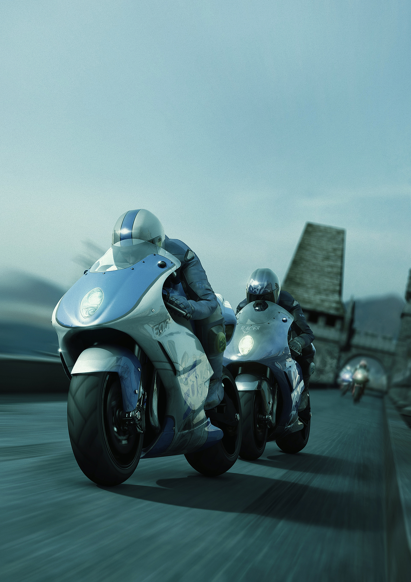 design sketch，vehicle，racing，motorcycle，