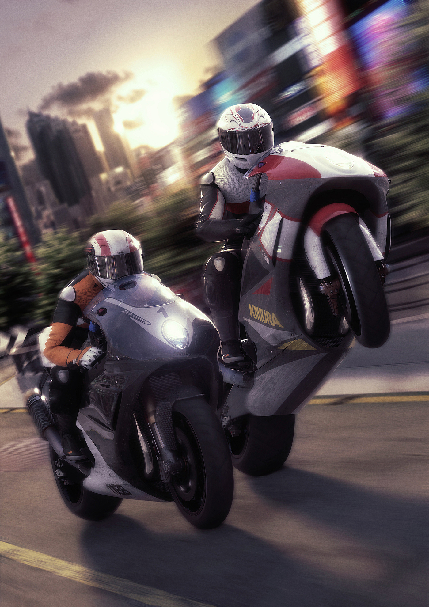 design sketch，vehicle，racing，motorcycle，