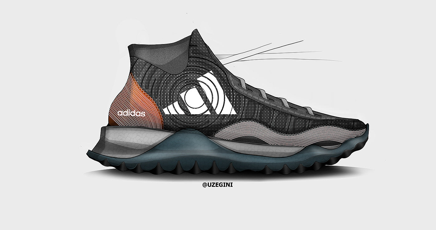 Hand drawn，sketch，shoes，W.I.P，