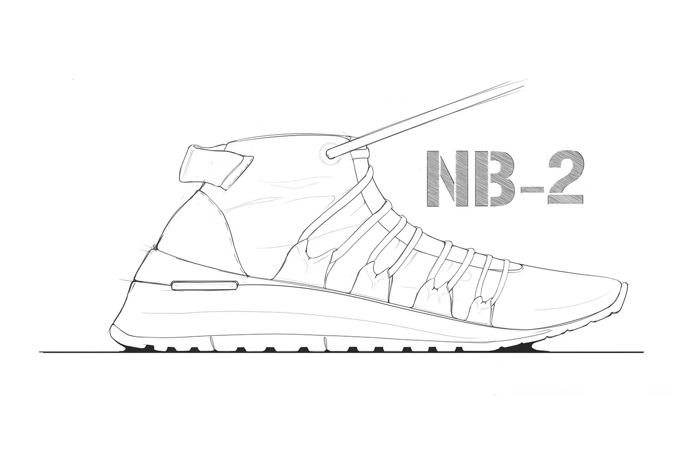 Hand drawn，sketch，shoes，W.I.P，
