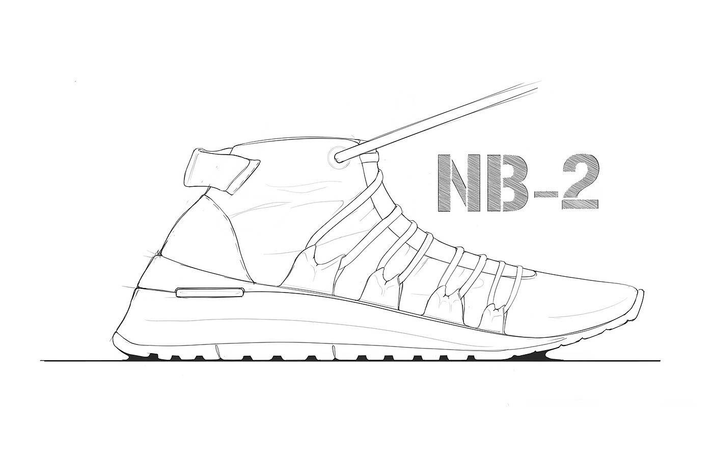 Hand drawn，sketch，shoes，W.I.P，