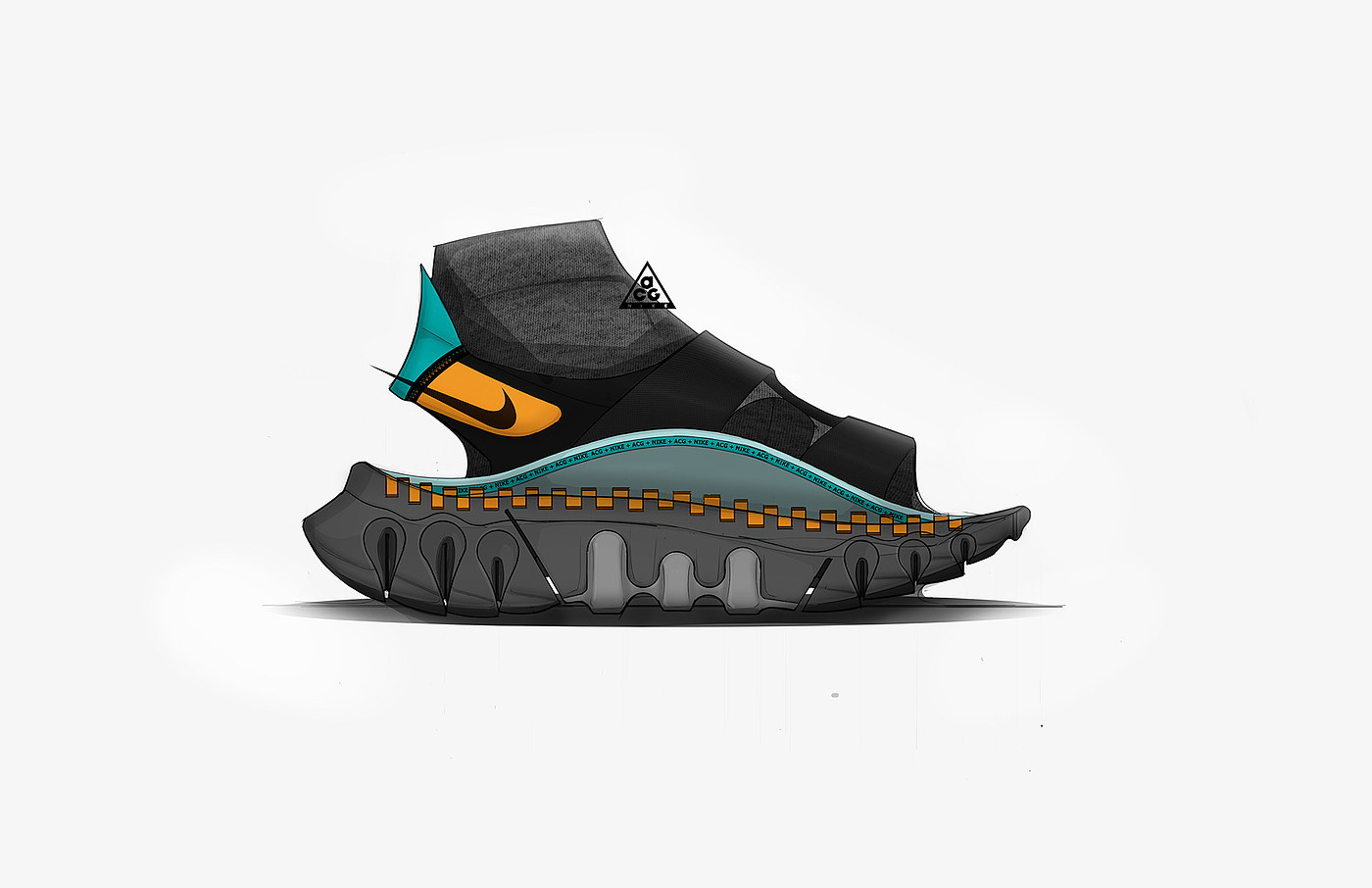 Hand drawn，sketch，shoes，W.I.P，