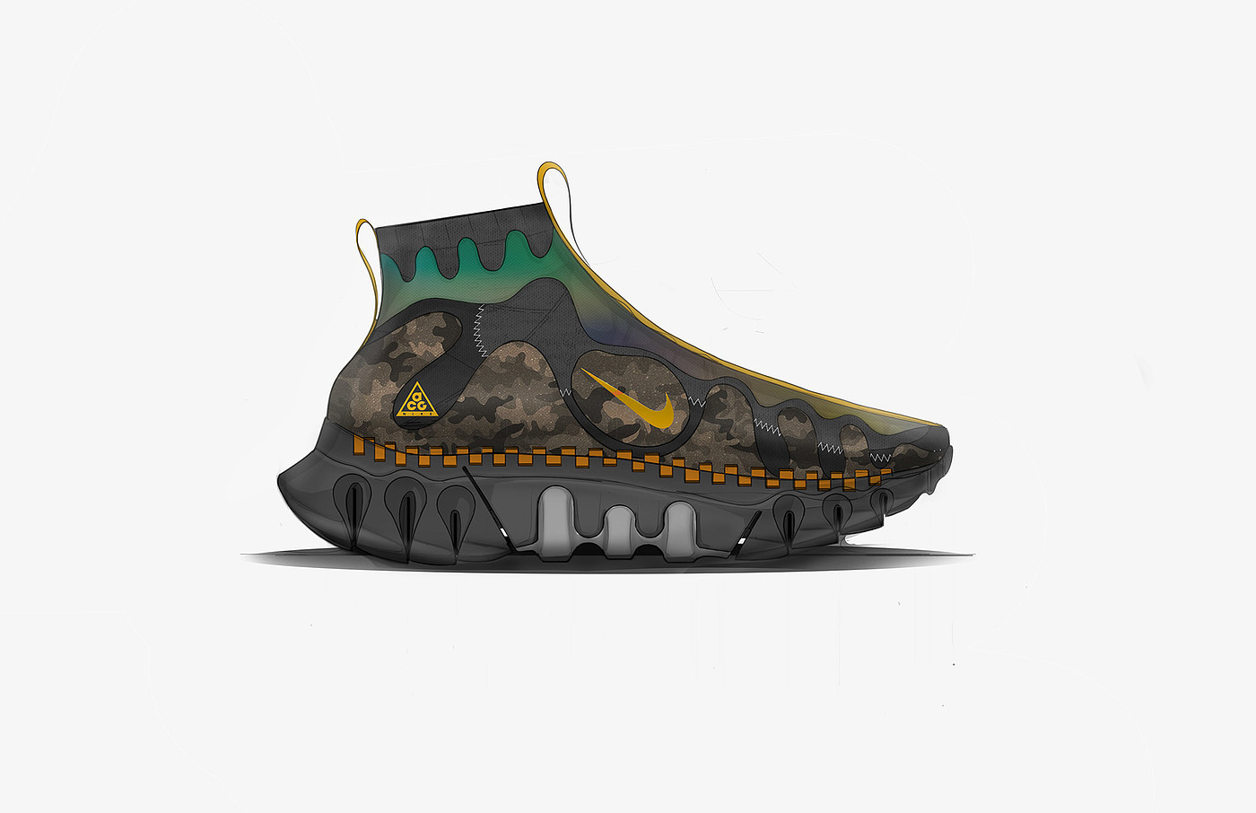 Hand drawn，sketch，shoes，W.I.P，