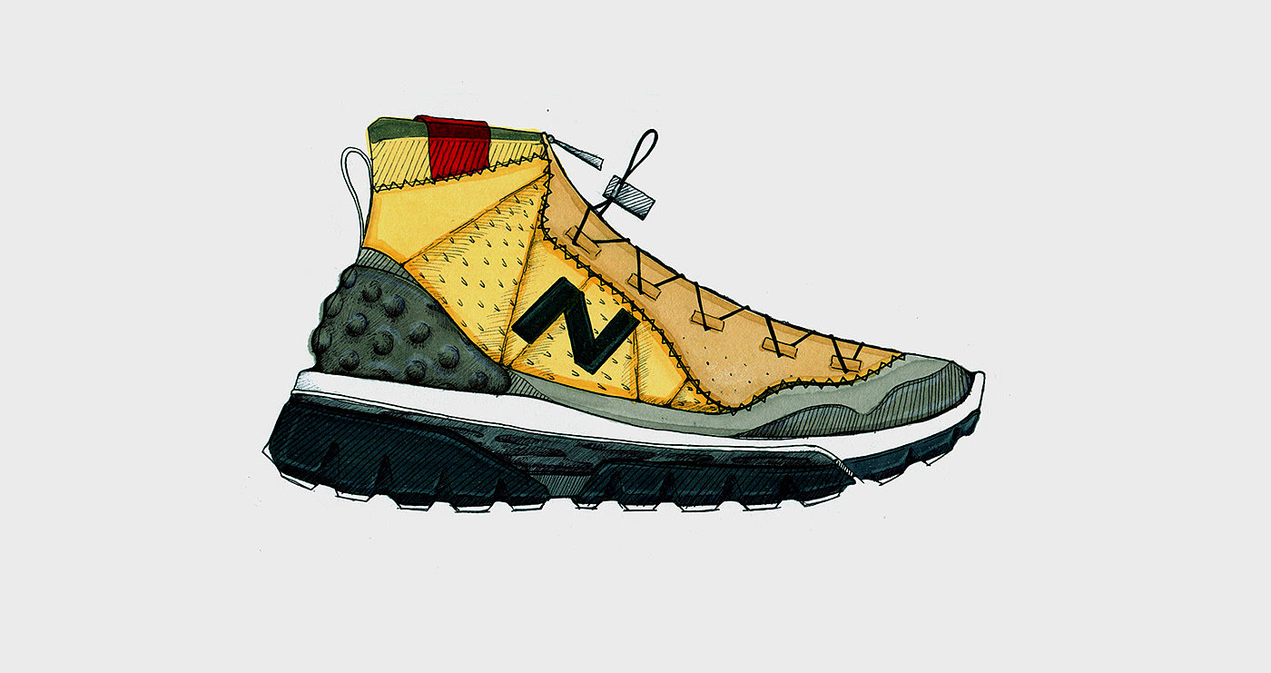 Hand drawn，sketch，shoes，W.I.P，