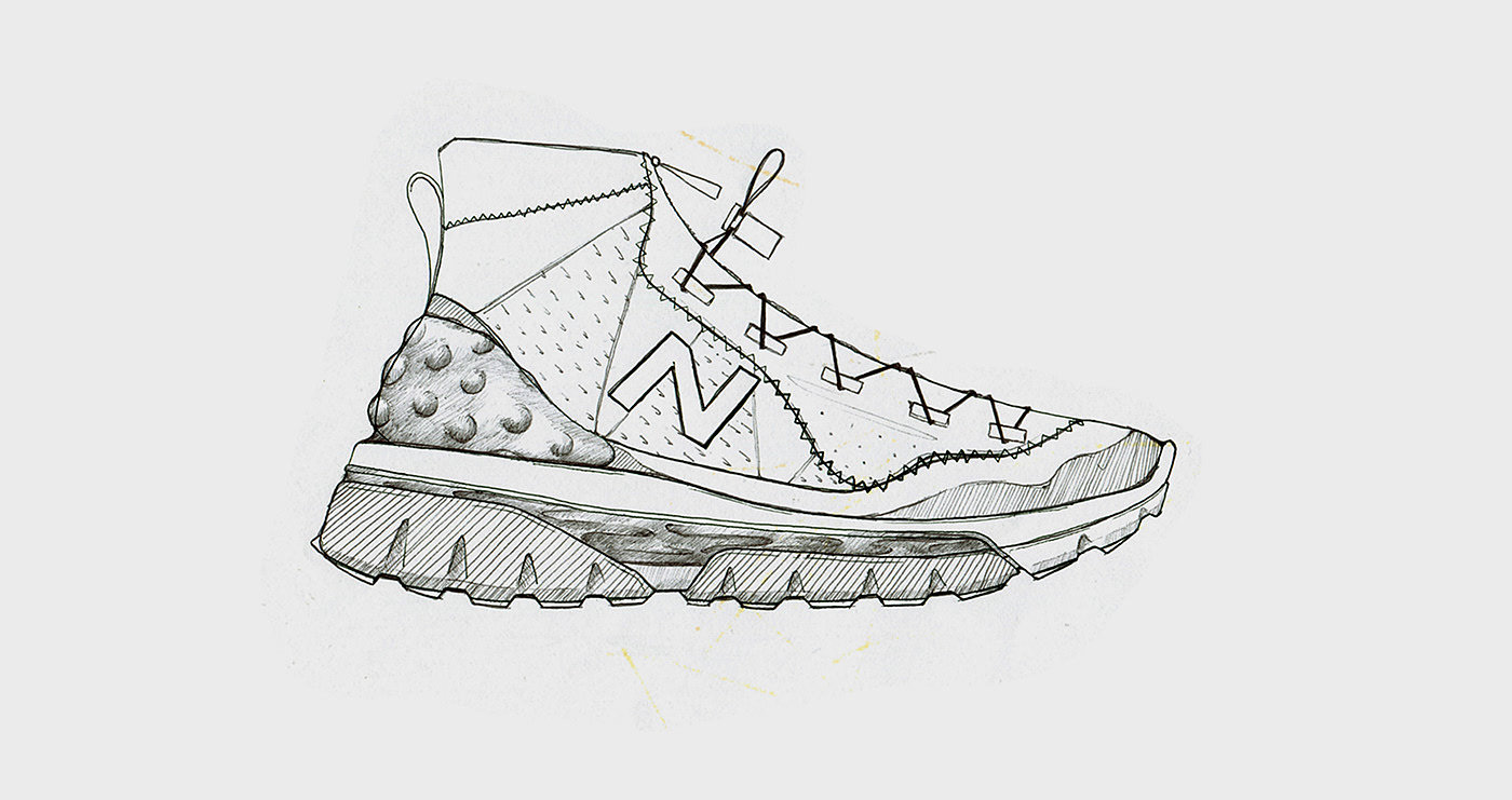 Hand drawn，sketch，shoes，W.I.P，