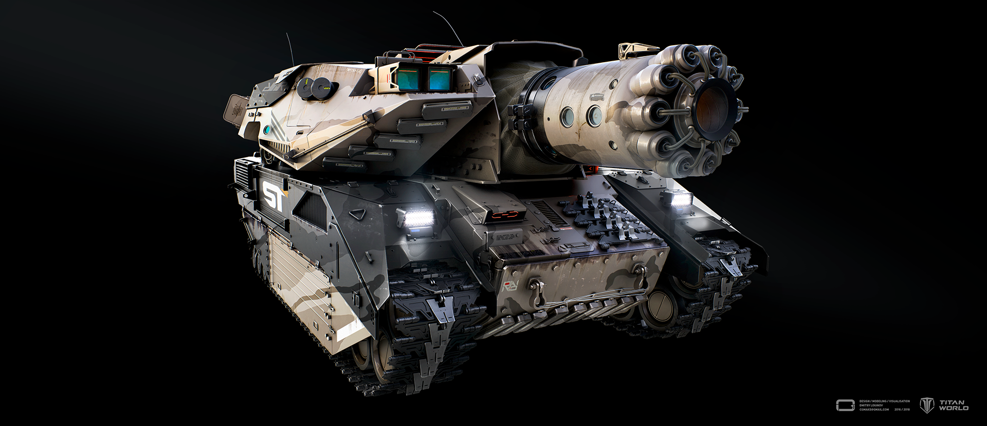 industrial design，design sketch，Tank model，SIEGE TANK，